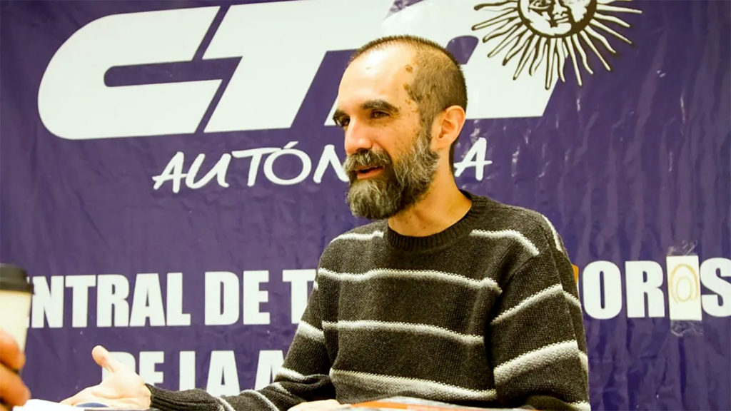 Luis Campos, investigador del Instituto de Estudios y Formación de la CTA - A.